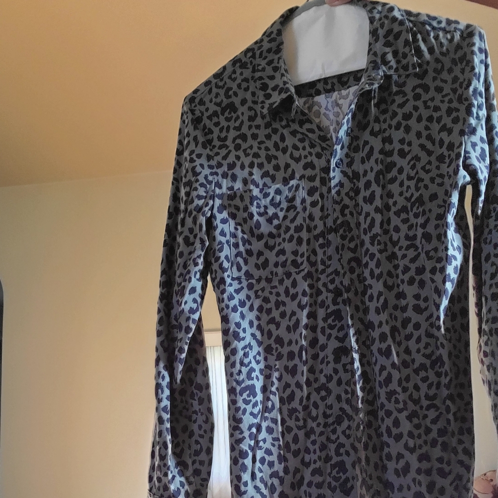 SOLD H&M Green Pattern Dress - Picture 2 of 4
